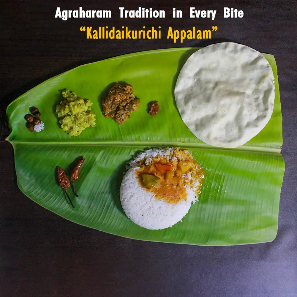SriVaraha Foods Kallidaikurichi Ulundhu Appalam Urad dal Papad south indian appalam