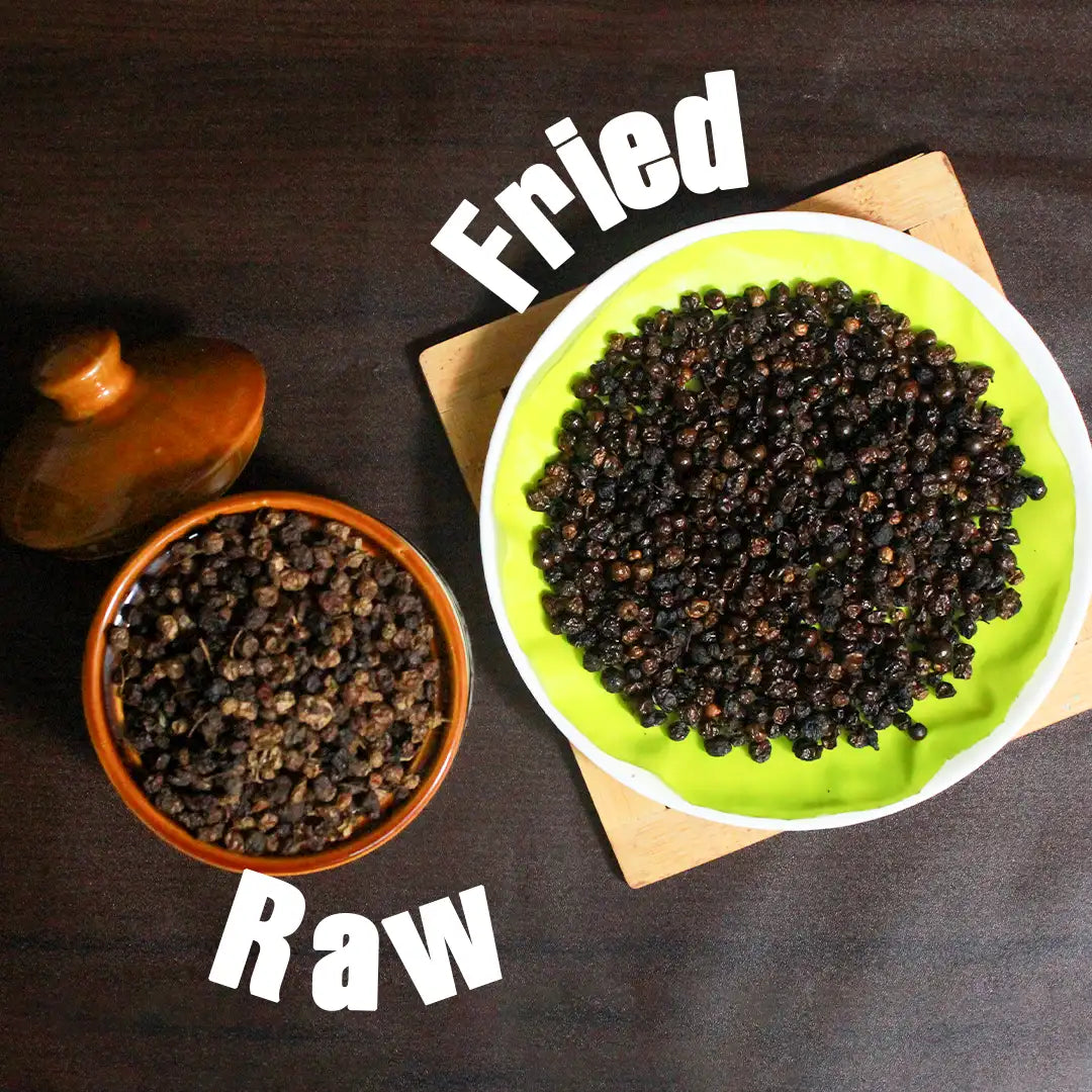 Manathakkali Vathal (Sun-Dried Black Nightshade Berries) 50g