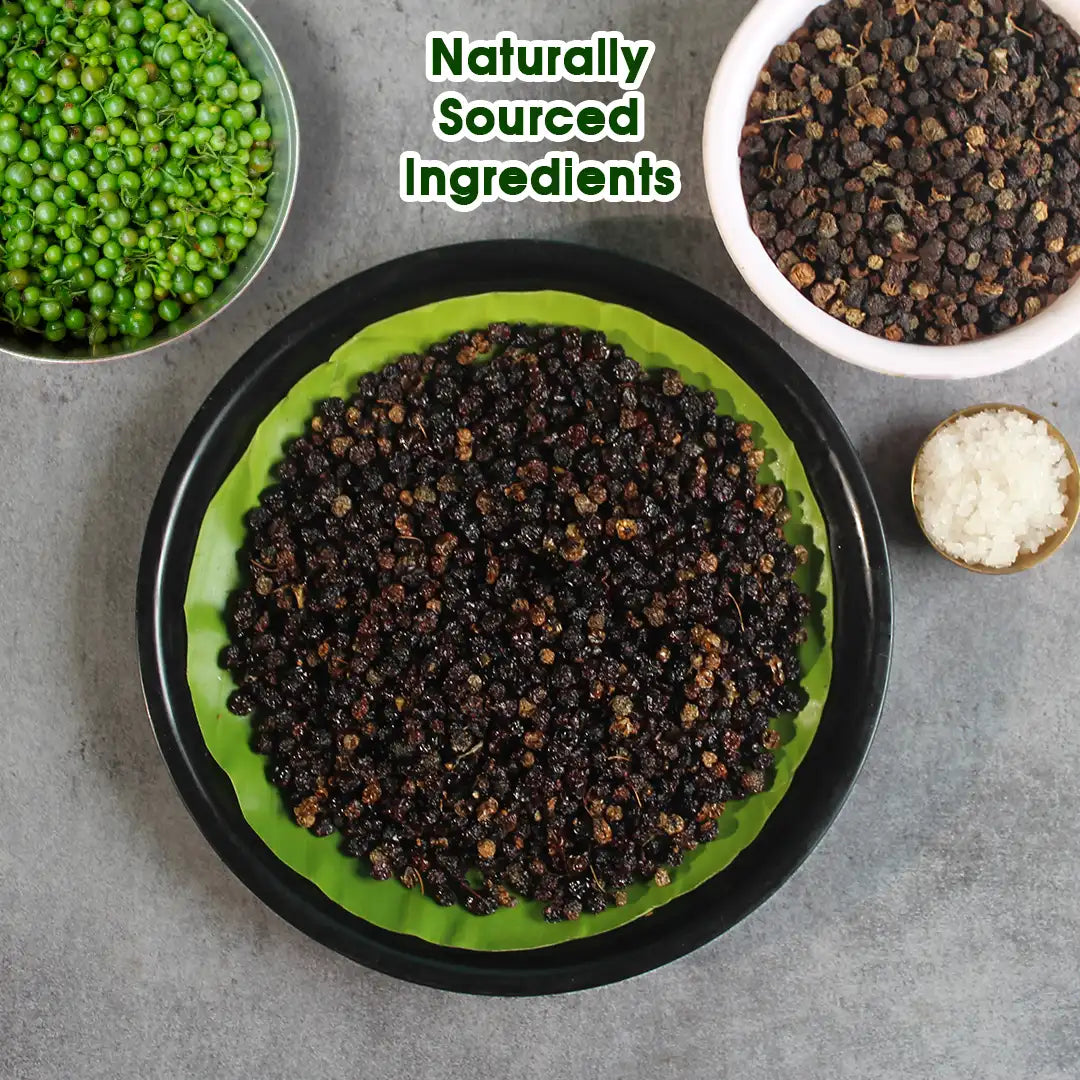 Manathakkali Vathal (Sun-Dried Black Nightshade Berries) 50g